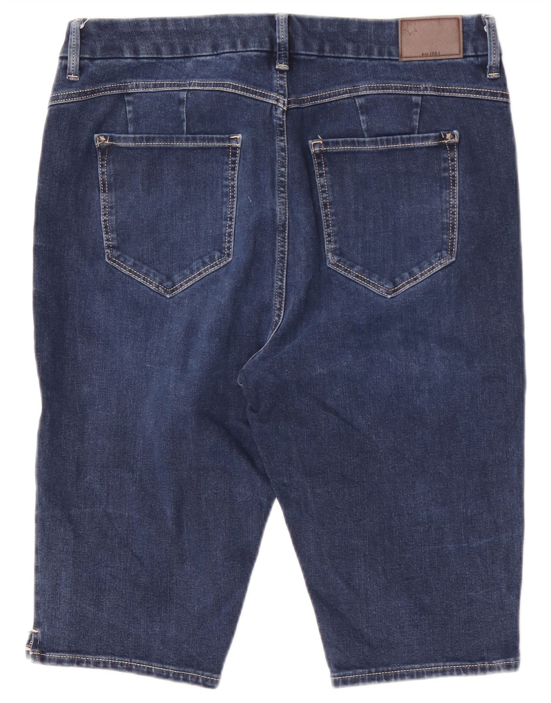 Pantaloncini di jeans da donna Marks & Spencer UK 16 Large W34 Cotone blu