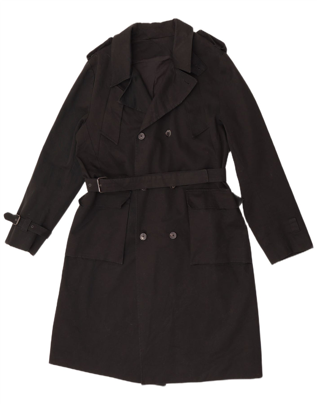 Trench da donna La Redoute UK 16 grande cotone nero