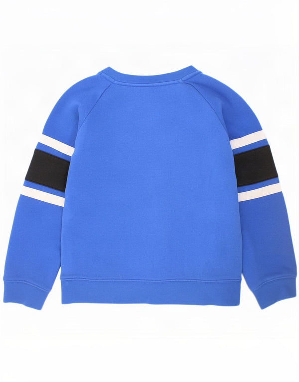 Felpa con grafica Nike per ragazzi, 6-7 anni, grande, cotone color block blu