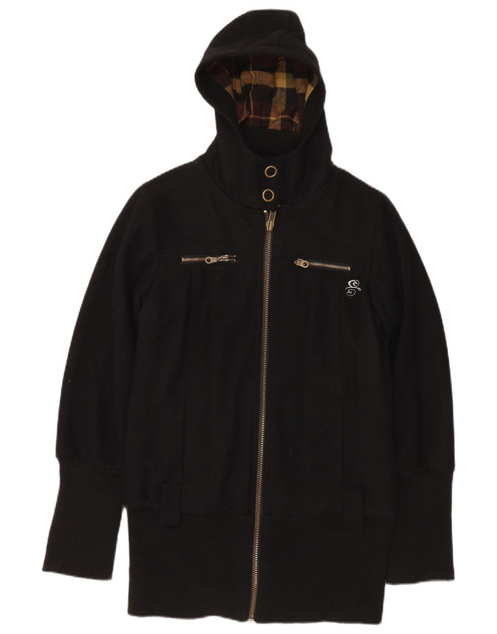 Giacca a vento con cappuccio da donna RIP CURL UK 10 piccola in lana nera