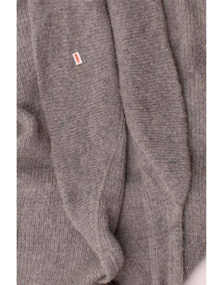 BODEN Womens Longline Open Cardigan Sweater UK 14 Medium Grey Nylon Vintage Boden and Second-Hand Boden from Messina Hembry 
