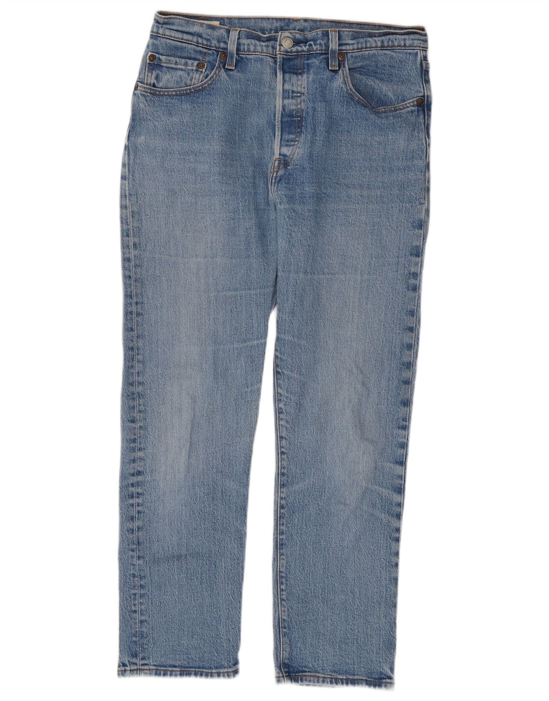 Jeans dritti Levi's 501 da donna W29 L28 in cotone blu