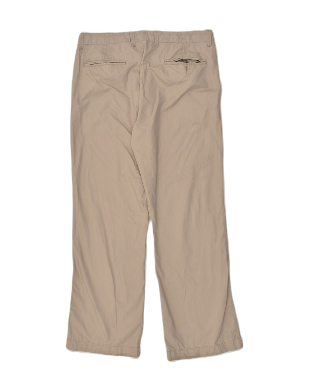 J. CREW Mens Straight Chino Trousers W33 L30 Beige Cotton | Vintage J. Crew | Thrift | Second-Hand J. Crew | Used Clothing | Messina Hembry 