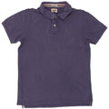 Polo da uomo Tommy Hilfiger grande in cotone blu navy