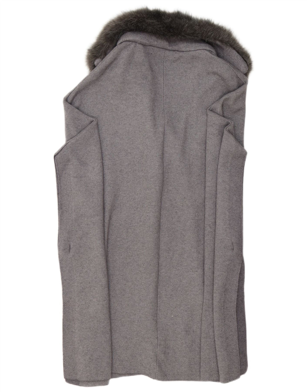 Cappotto poncho Zara da donna UK 10 piccolo in viscosa grigia
