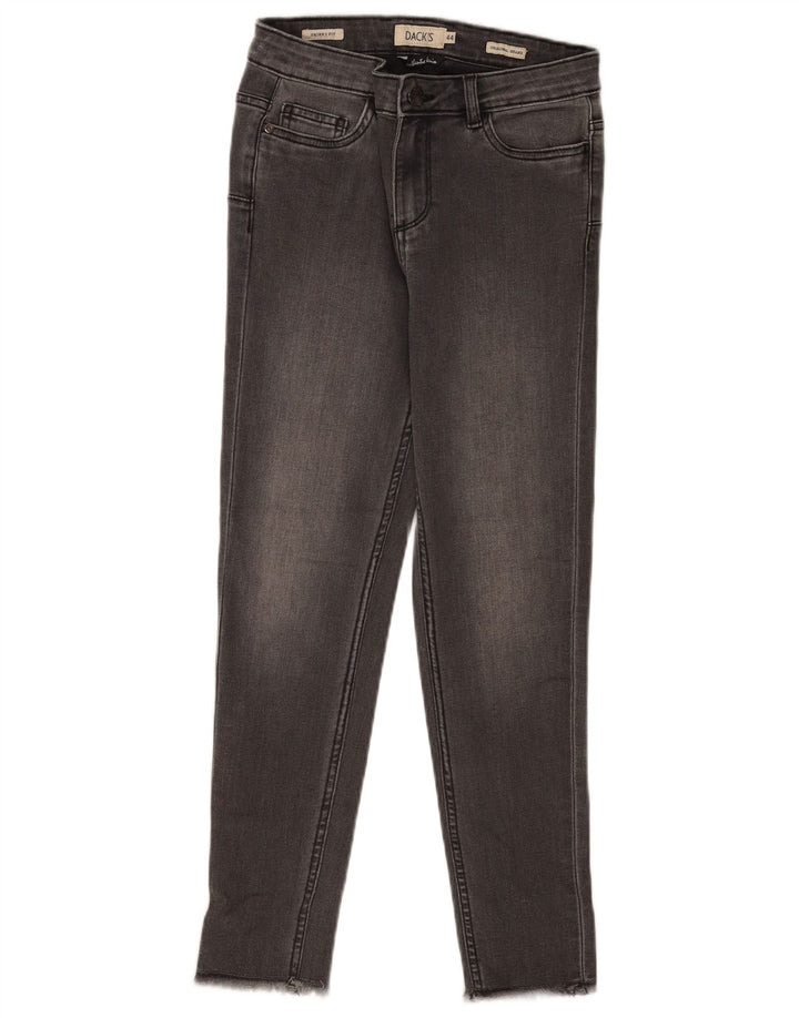 Jeans skinny corti da donna di Dack IT 44 medio W28 L25 grigio