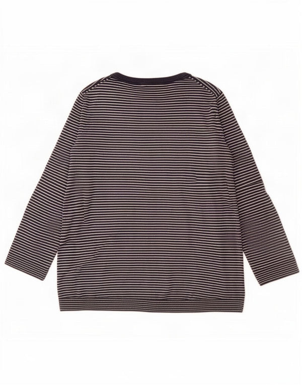 Gap Donna Maglione con scollo a barca Maglione UK 14 Medio Blu Navy a righe