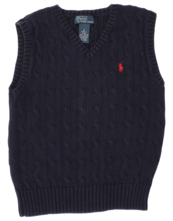 POLO RALPH LAUREN Canottiera da bambino 4-5 anni in cotone blu navy