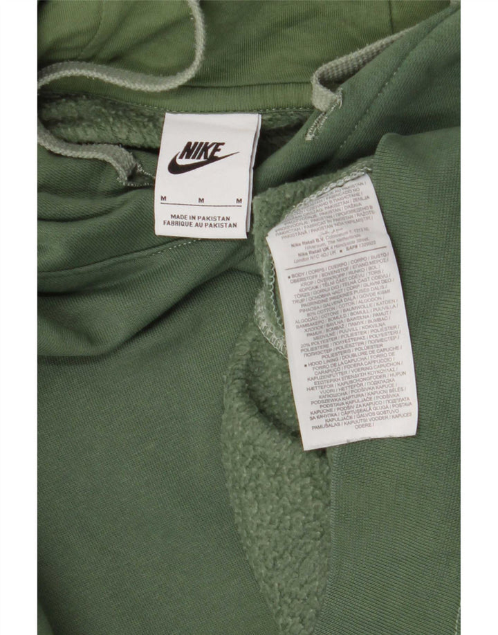 Felpa con cappuccio da uomo Nike in cotone verde medio