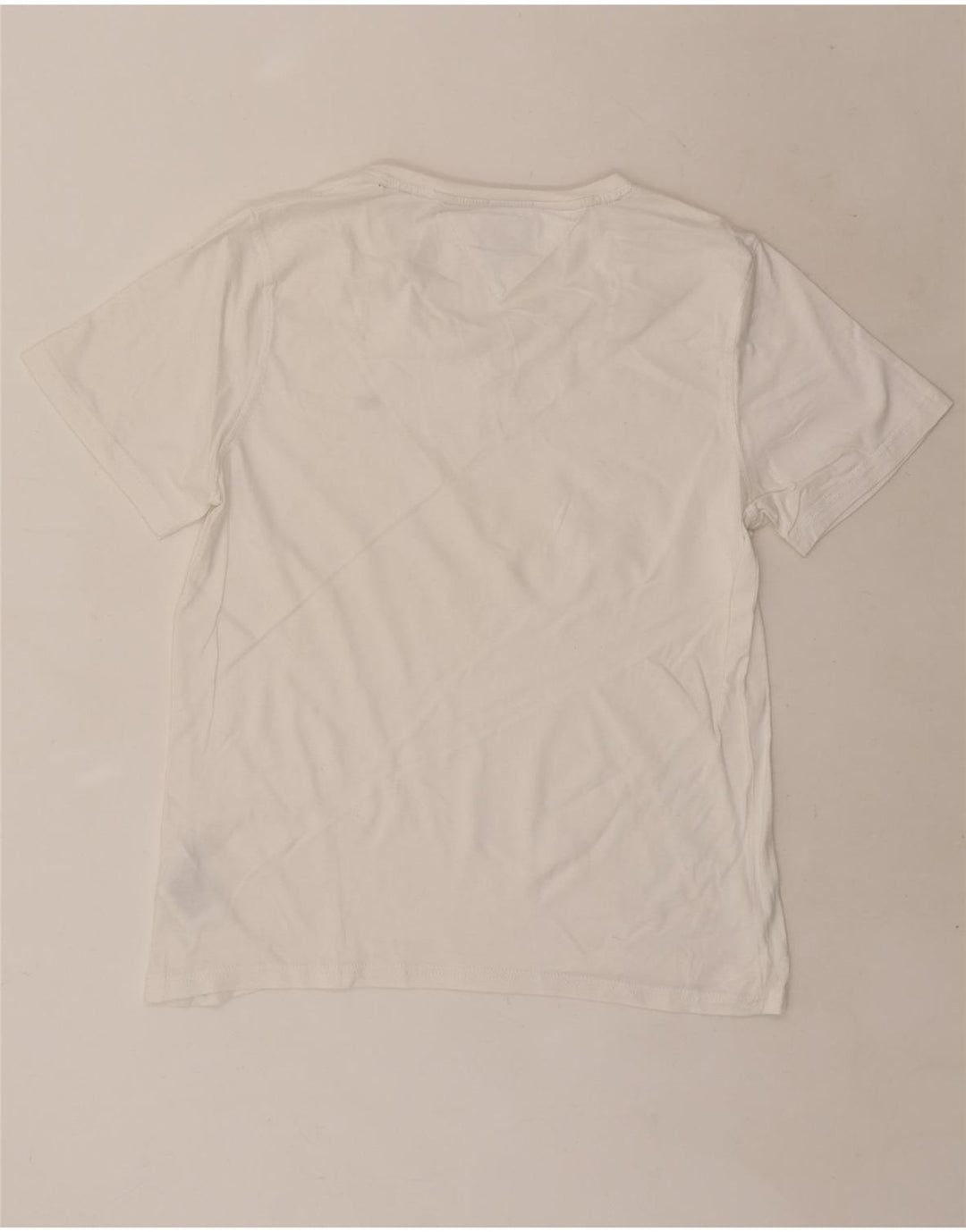 T-shirt da uomo Tommy Hilfiger Top in cotone bianco medio