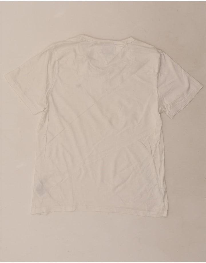 T-shirt da uomo Tommy Hilfiger Top in cotone bianco medio