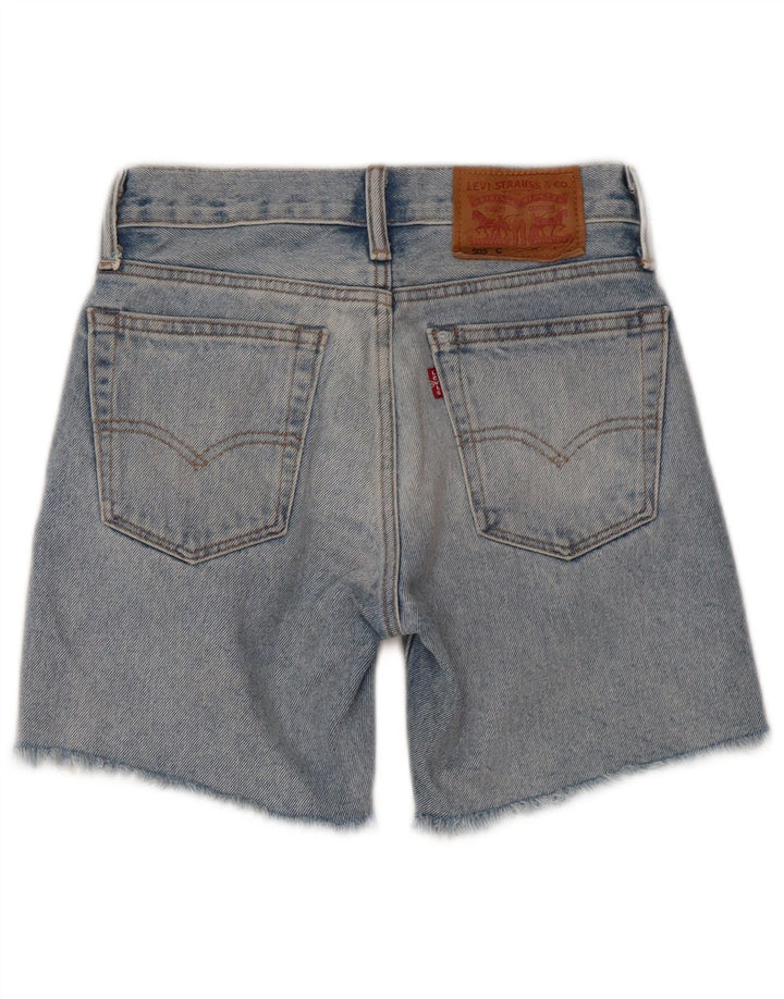 Pantaloncini Levi's Boys 505 in denim invecchiato 5-6 anni W23 cotone blu