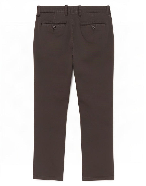 Marks & Spencer Mens Slim Fit Chino Trousers W32 L29 Grey Cotton