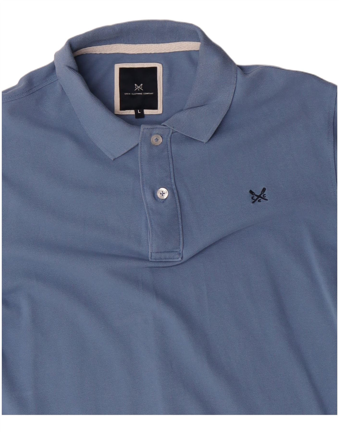 Crew Clothing Polo da uomo grande in cotone blu