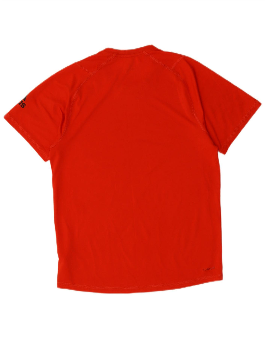 T-shirt grafica ADIDAS da uomo Climalite Top piccolo poliestere rosso