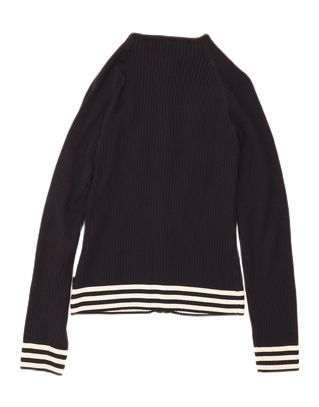 Maglione cardigan da donna ADIDAS UK 12 nylon nero medio