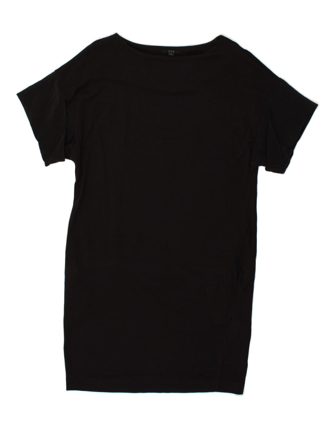 COS Womens T-Shirt Dress UK 6 XS Black Cotton | Vintage Cos | Thrift | Second-Hand Cos | Used Clothing | Messina Hembry 