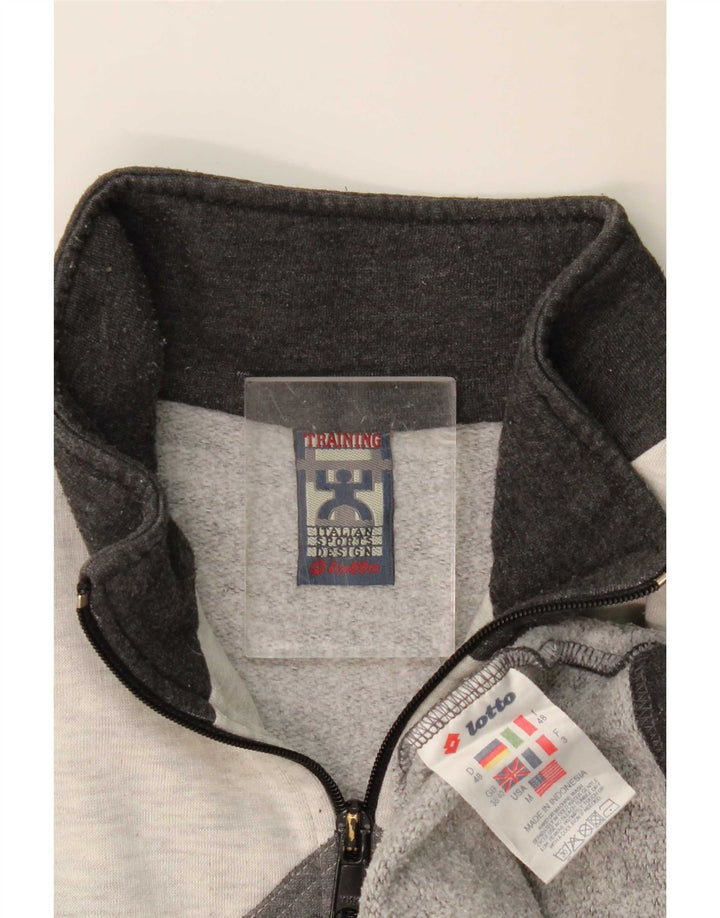 Felpa grafica da uomo Lotto Maglione UK 38/40 Colore grigio medio