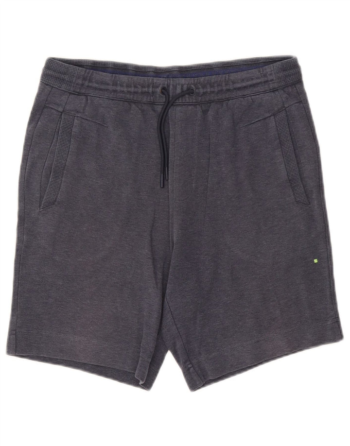 Pantaloncini sportivi grafici da uomo Hugo Boss piccoli blu navy
