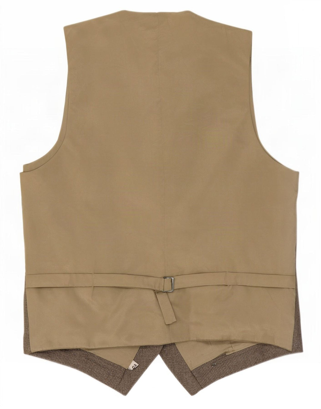 Gilet Vintage da Uomo IT 50 Grigio Medio Spinato