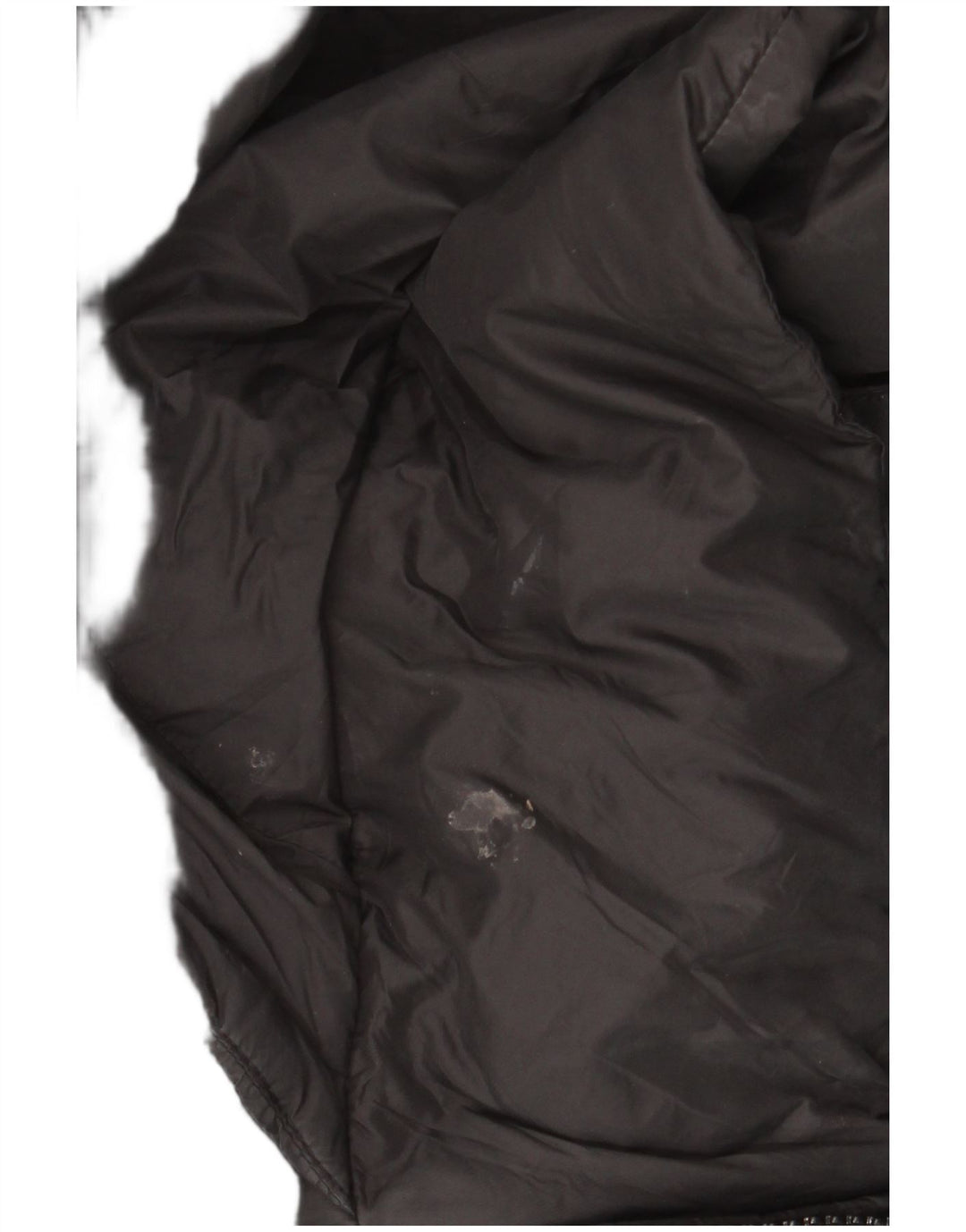 Gilet imbottito oversize con cappuccio da donna Zara UK 10 piccolo poliestere nero