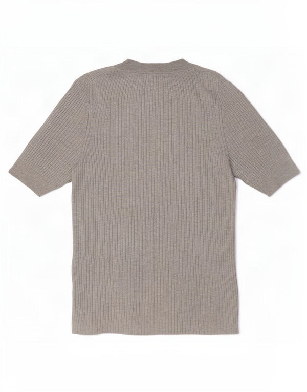 Gap T-shirt da donna Top UK 6 XS Grigio cotone