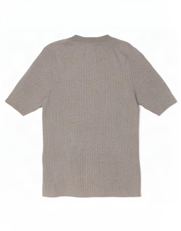 Gap T-shirt da donna Top UK 6 XS Grigio cotone