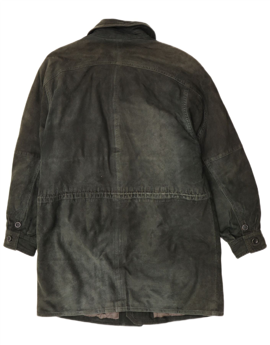 Giacca a vento da uomo in pelle scamosciata Cerruti 1881 IT 50 Large Verde