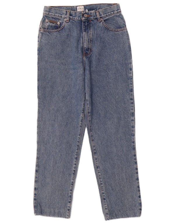 CALVIN KLEIN Jeans affusolati da donna US 10 Large W28 L28 Cotone blu