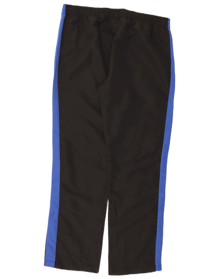 ATLAS FOR MEN Pantaloni da tuta da uomo Grandi in poliestere color block nero