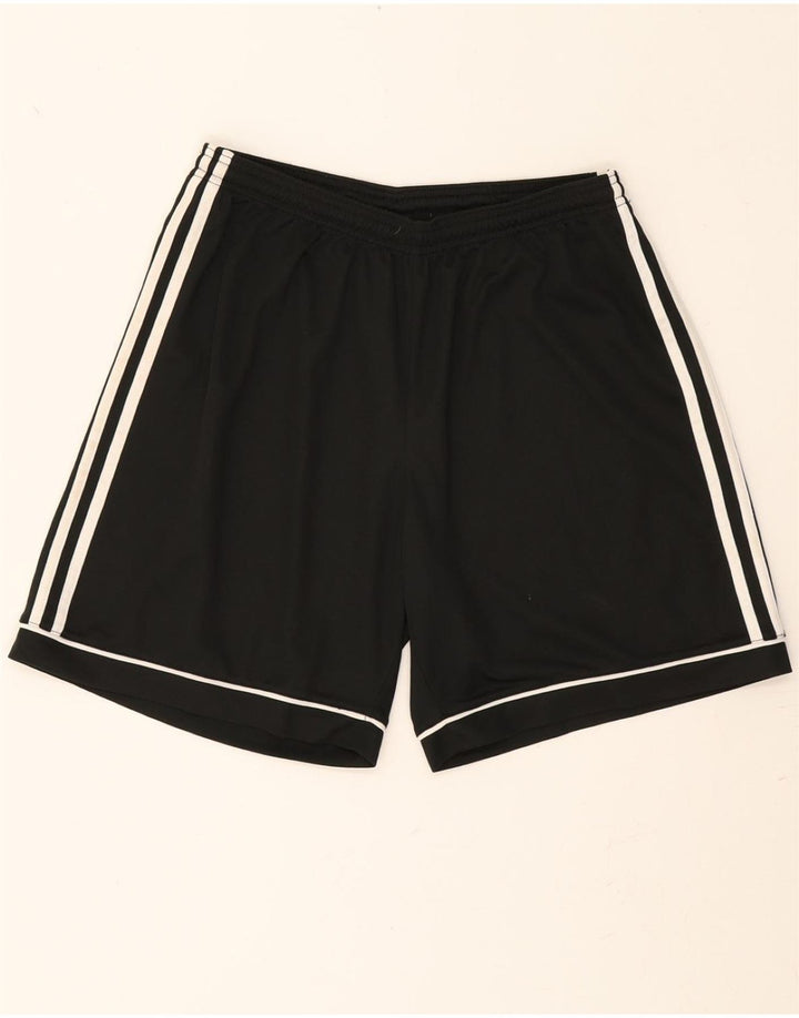 ADIDAS Mens Aeroready Sport Shorts Large Black Polyester Vintage Adidas and Second-Hand Adidas from Messina Hembry 