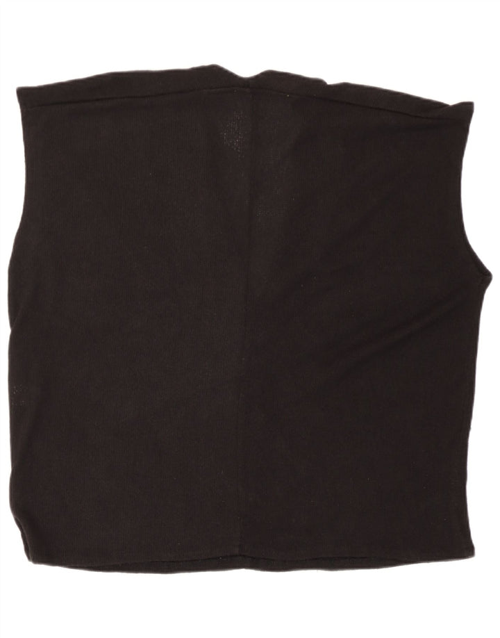 Canotta oversize da donna Zara UK 10 piccola in viscosa nera