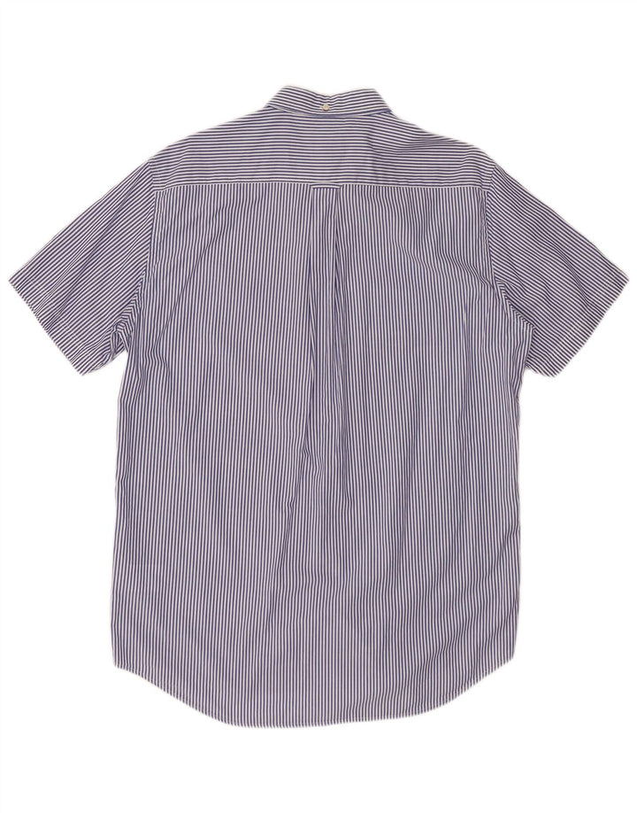 GANT Camicia da uomo vestibilità regolare taglia 41/42 16 1/2 grande gessato blu navy