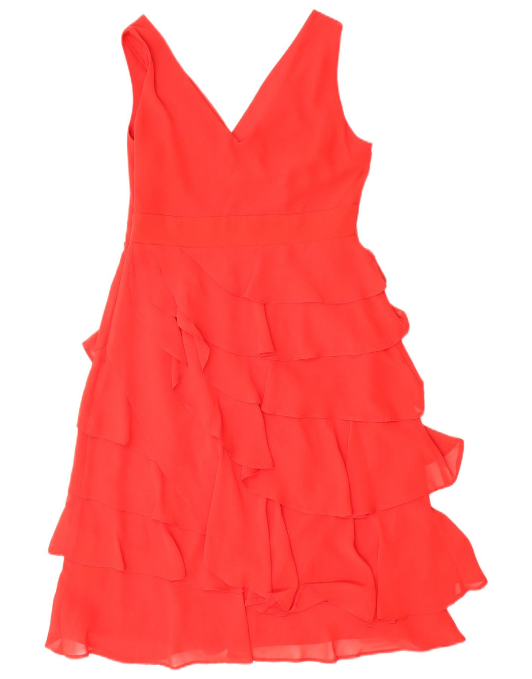 Abito a strati senza maniche Petite da donna Debenhams UK 12 Poliestere rosso medio
