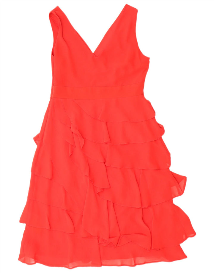 Abito a strati senza maniche Petite da donna Debenhams UK 12 Poliestere rosso medio