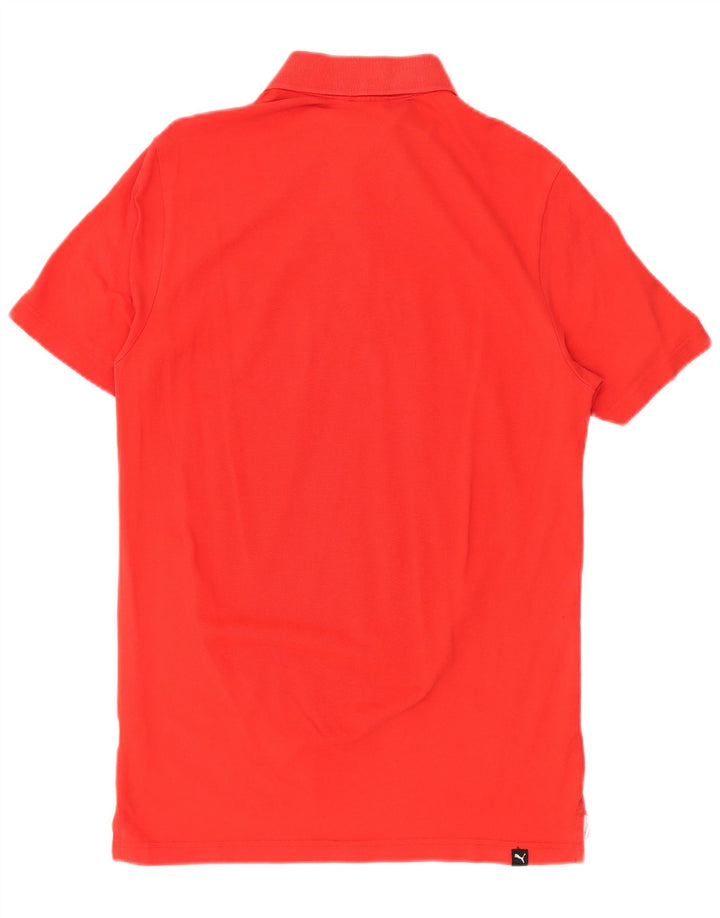 Polo da uomo Puma Small rossa in cotone