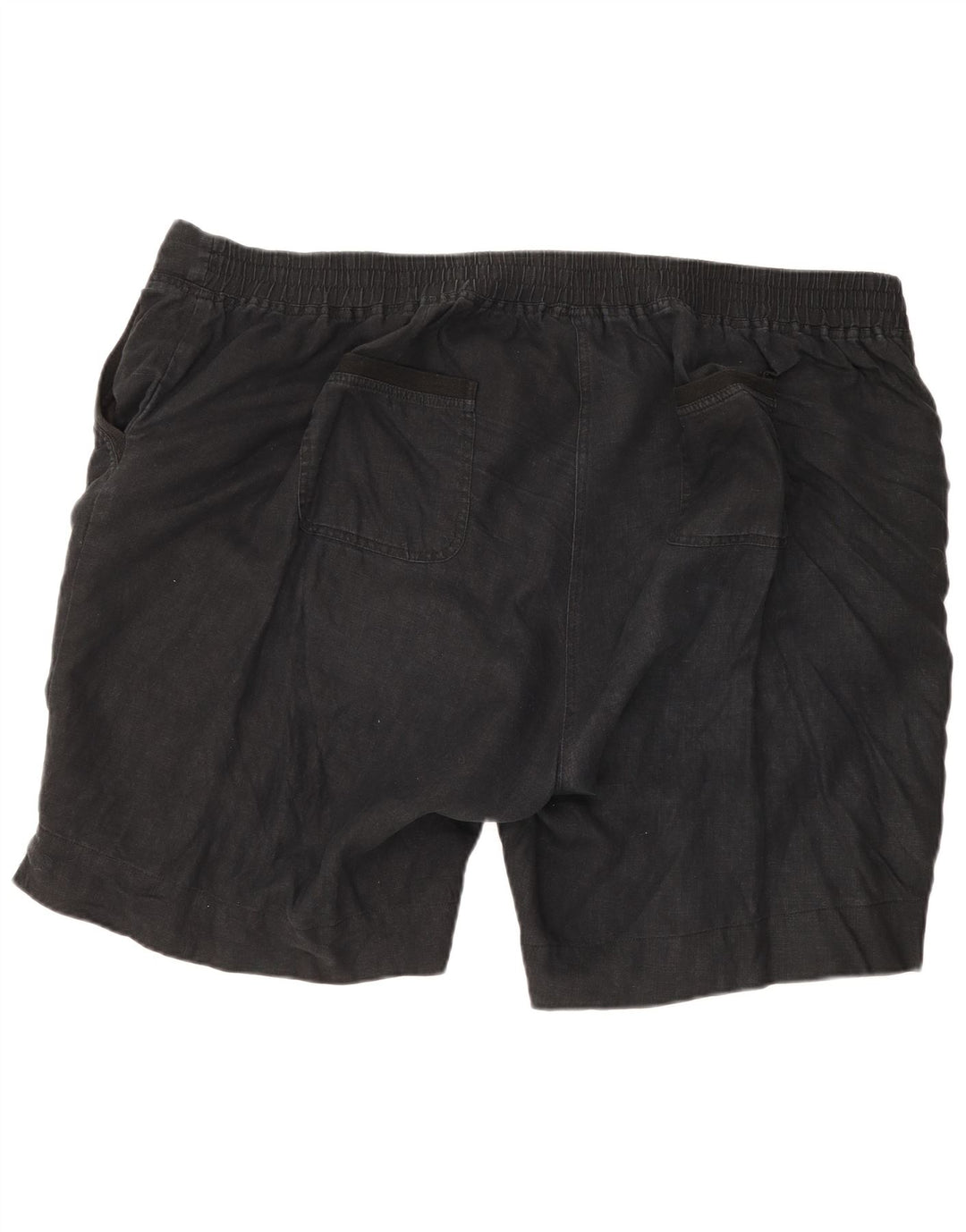Pantaloncini chino da uomo Marks & Spencer W52 5XL Lino nero
