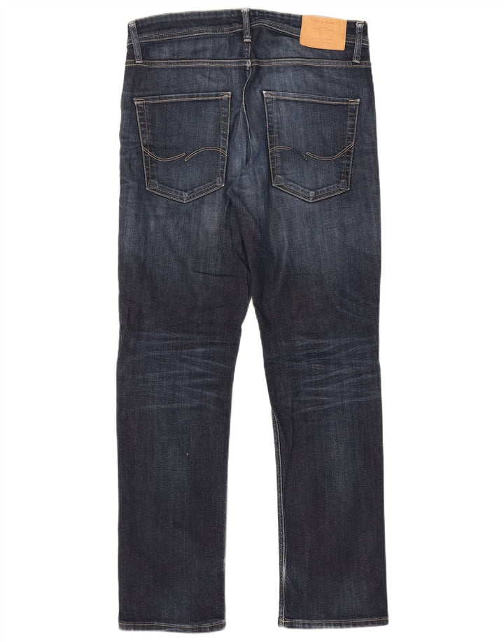 Jeans dritti vestibilità regolare Clark da uomo Jack & Jones W32 L32 blu