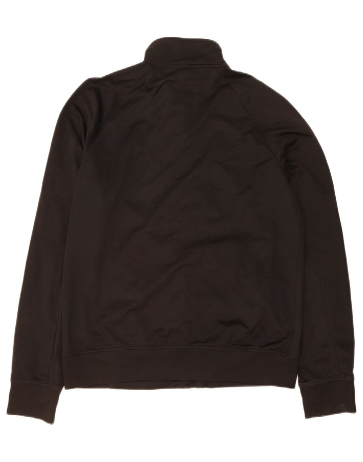 EMPORIO ARMANI Womens Tracksuit Top Jacket UK 16 Large Black