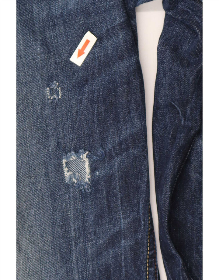 Jeans dritti da uomo Diesel W32 L32 in cotone blu
