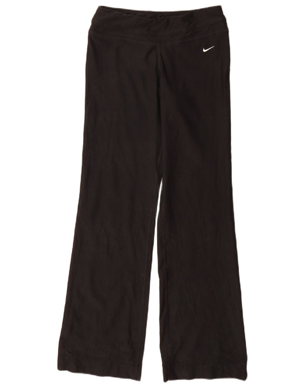 Pantaloni da tuta Nike Dri Fit Flare da donna UK 8 Small Poliestere nero