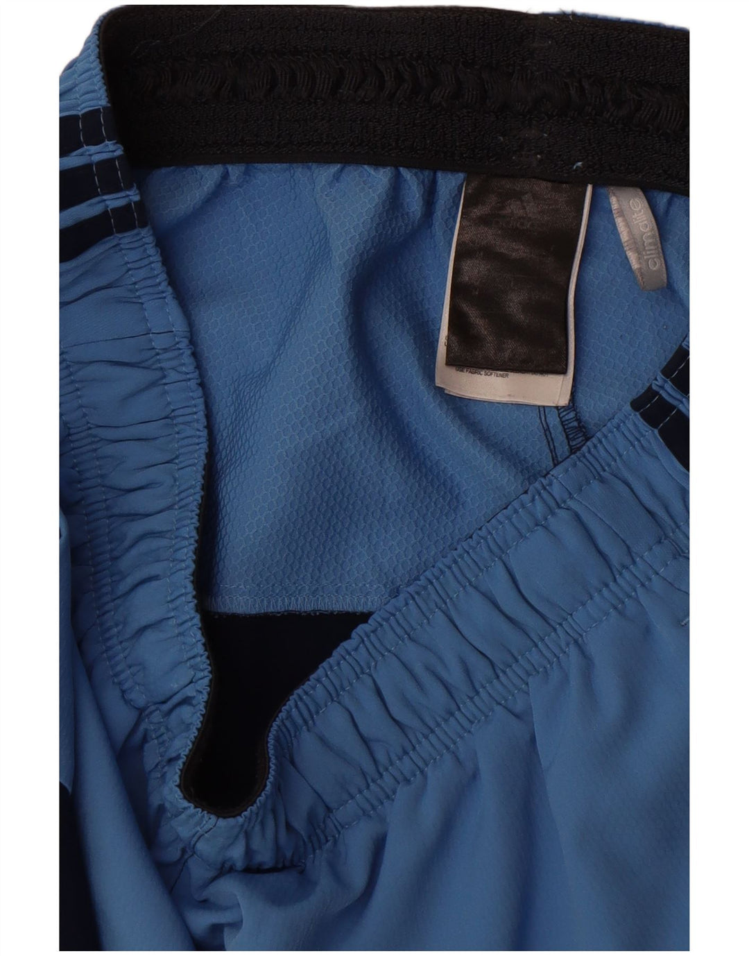 Pantaloncini sportivi Adidas Climalite da donna UK 14 Large Blu Navy Colourblock