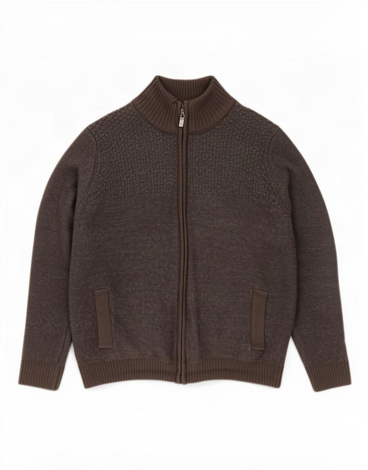 Maglione cardigan da uomo Marks & Spencer XL grigio acrilico