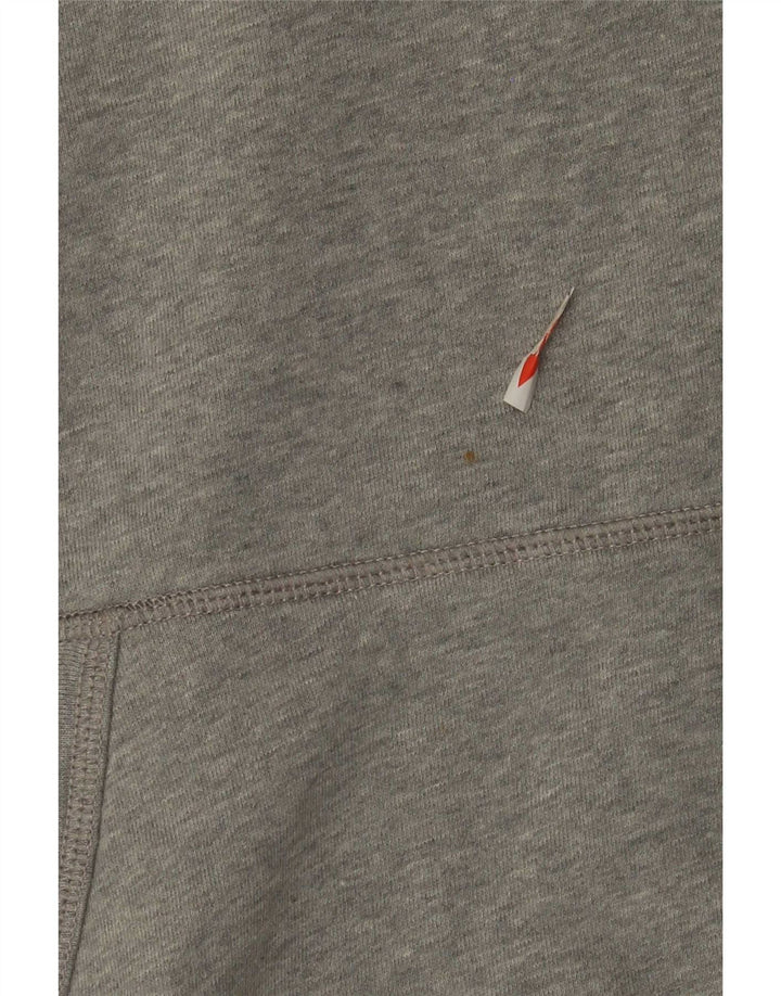 Felpa con cappuccio grafica da uomo Vans in cotone grigio medio
