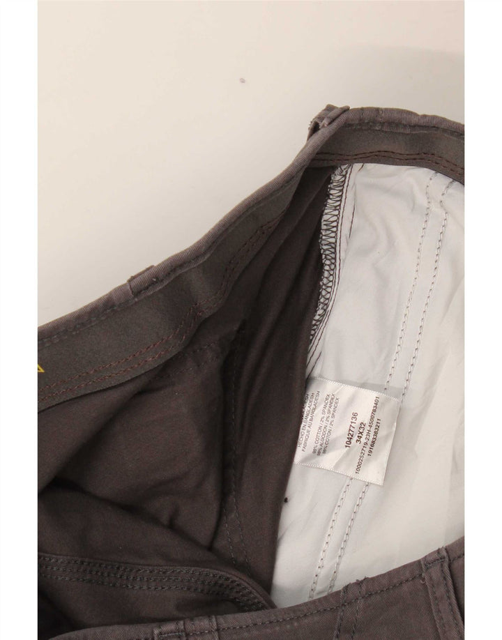 Pantaloni cargo regolari dritti da uomo Lee Extreme Motion W34 L32 in cotone grigio