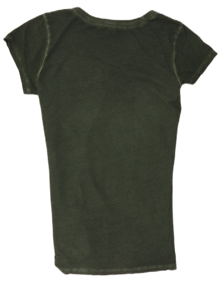 T-shirt grafica da uomo G-Star Top in cotone verde medio