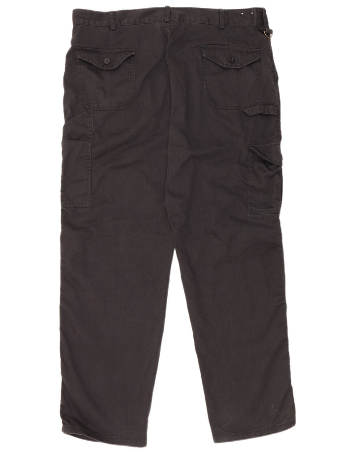 Pantaloni cargo dritti da uomo Dickies W40 L30 poliestere nero