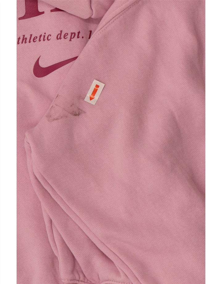 Maglione con cappuccio e zip grafica oversize NIKE per ragazze 13-14 anni XL Rosa