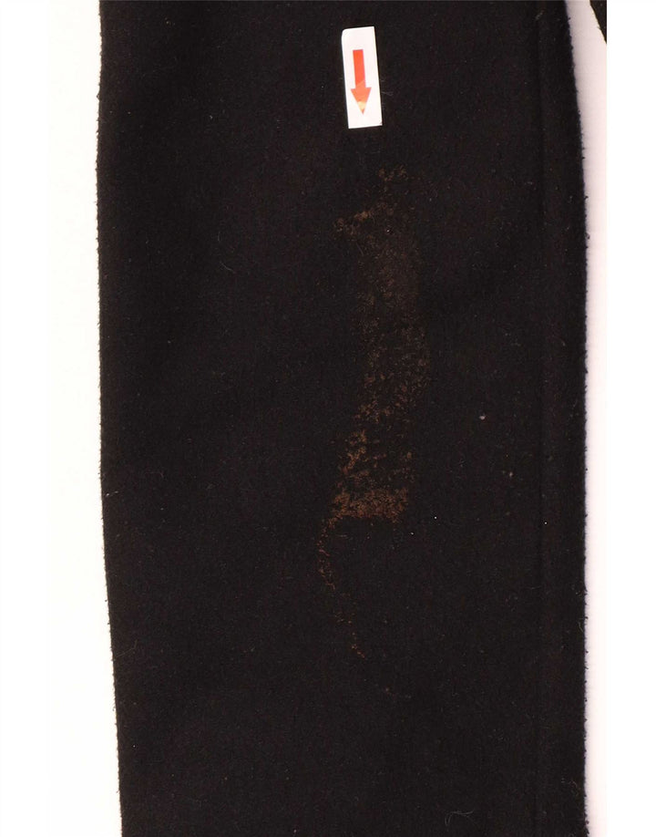 Soprabito aperto da donna Zara UK 10 piccolo poliestere nero
