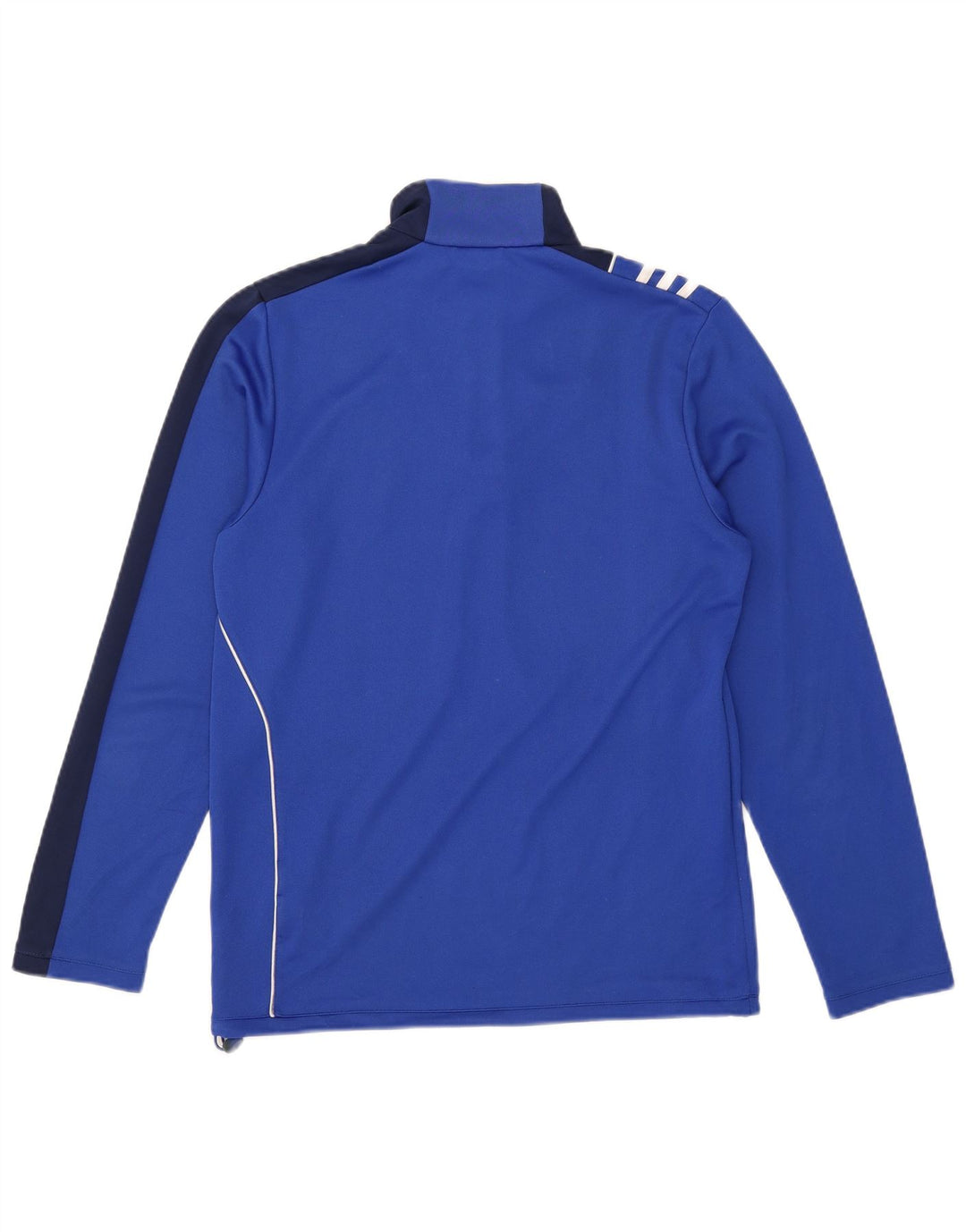 Top della tuta pullover Adidas Climalite da uomo UK 38/40 Blu medio